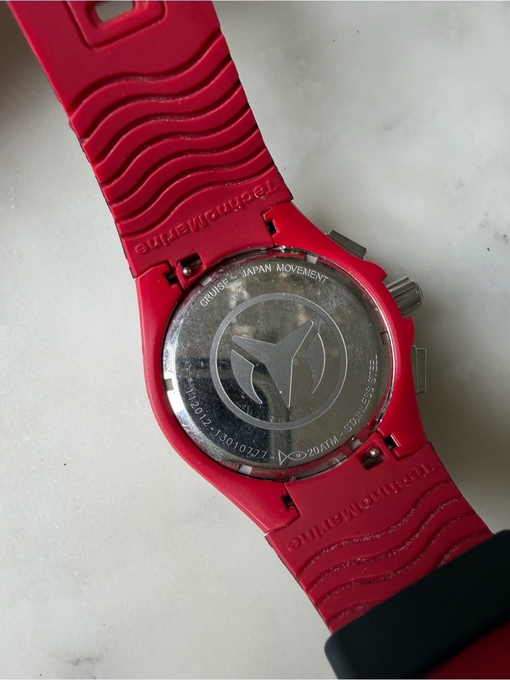 Technomarine Men’s Red and Black Sport Chronograph Watch with Extra Straps - Picture 5 of 10